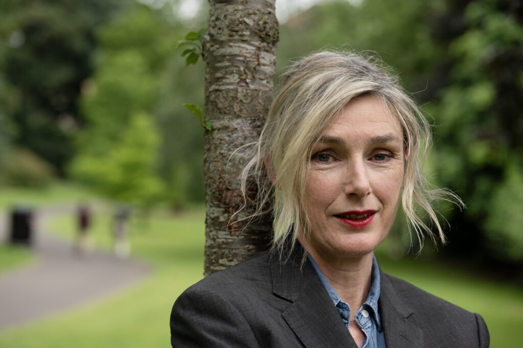 Jaqueline Donachie pictured at the proposed site of the Spirit of Spark Memorial in East Princes Street Gardens